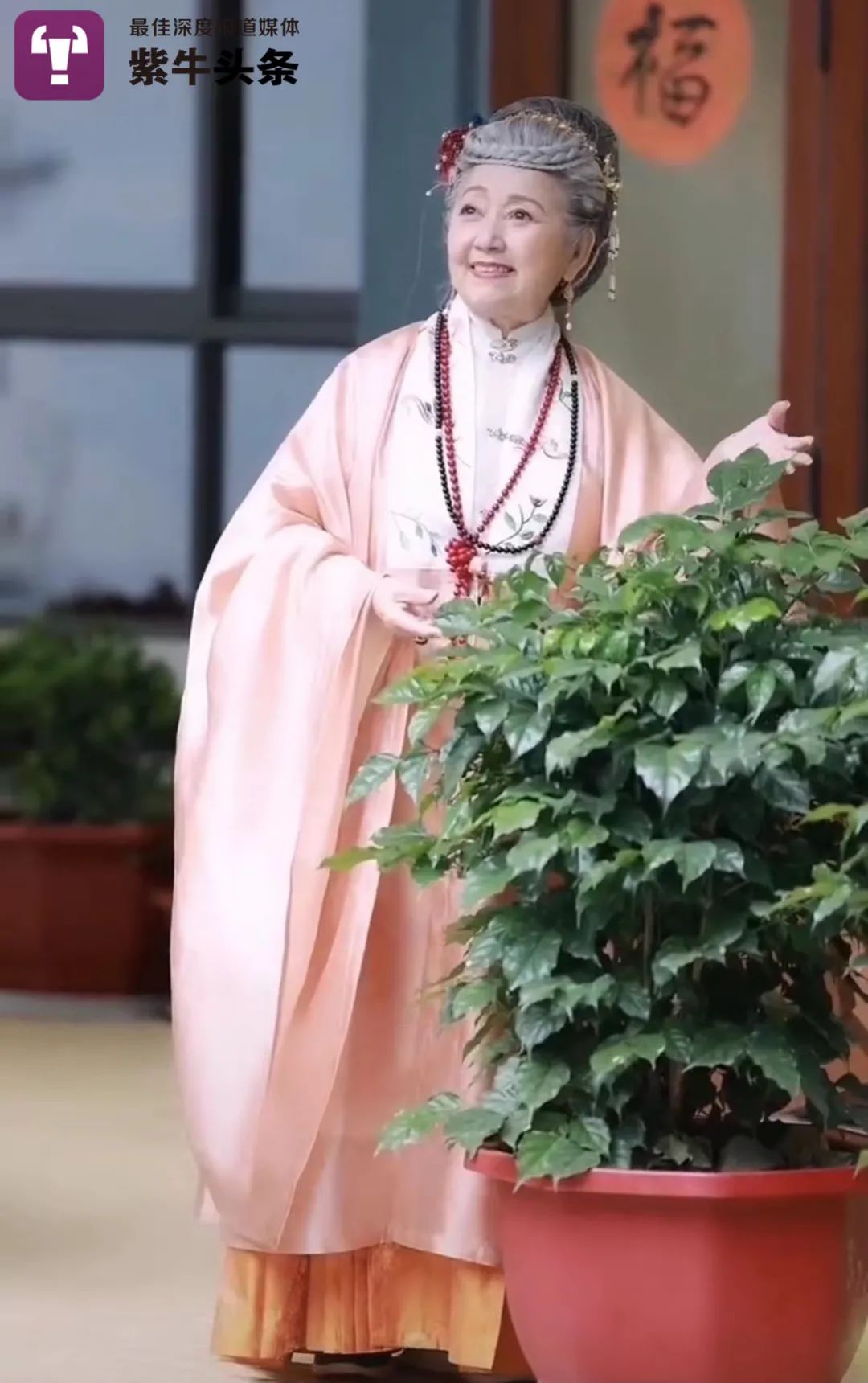 汉服圈里来了位汉服奶奶网友惊叹贾母从书本里走出来了