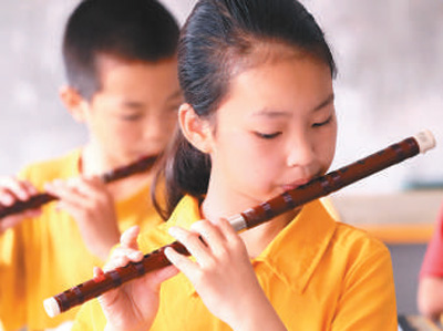 竹笛声声绕青山