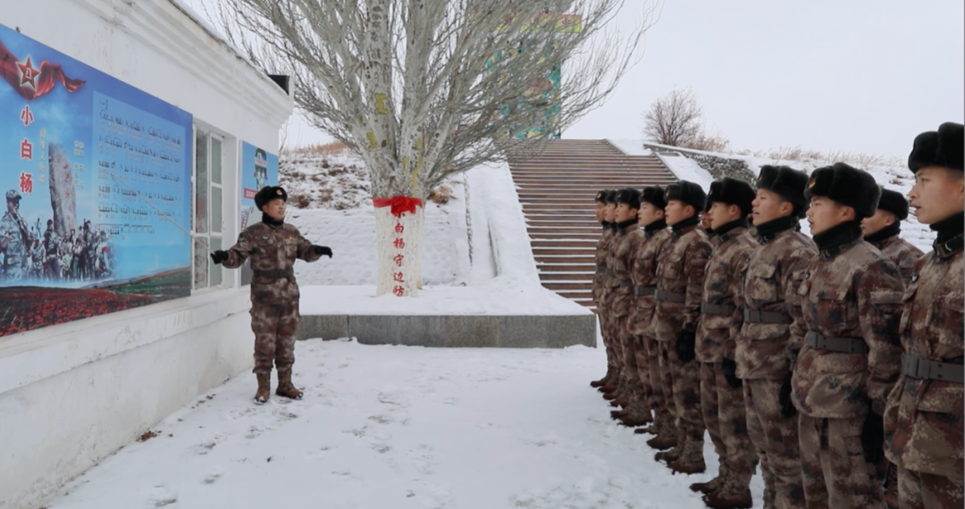 新兵下连第一课学唱小白杨